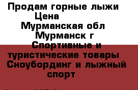 Продам горные лыжи › Цена ­ 20 000 - Мурманская обл., Мурманск г. Спортивные и туристические товары » Сноубординг и лыжный спорт   